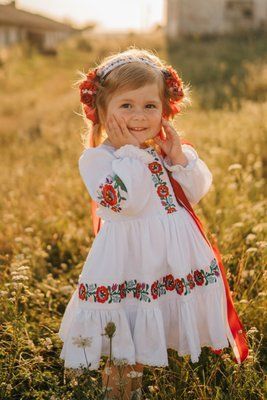 Жасмін - Вишита сукня в етностилі фото