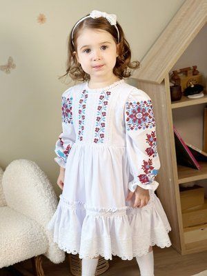 Вірляна - Вишита сукня для дівчинки фото