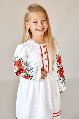 Мавка - Дитяча вишита сукня фото
