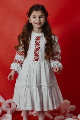Арета - Вишита сукня для дівчинки фото