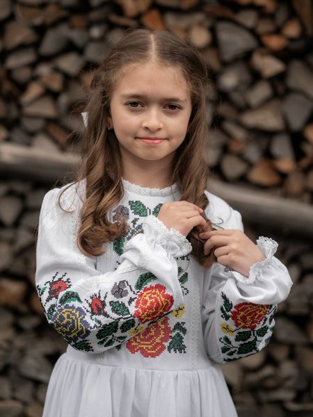 Килина - Вишита сукня для дівчинки в етностилі фото