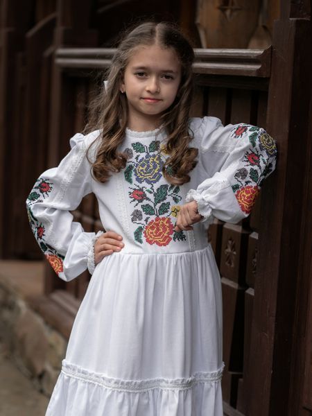 Килина - Вишита сукня для дівчинки в етностилі фото