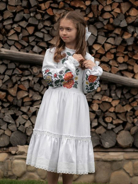 Килина - Вишита сукня для дівчинки в етностилі фото